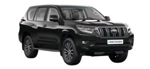 private chauffeur in Land Cruiser