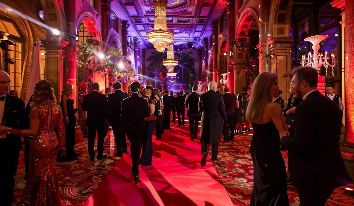 Fleet of luxury vehicles for corporate event transport Marrakech lined up at hotel entrance