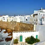 Asilah Morocco coastal view at sunset