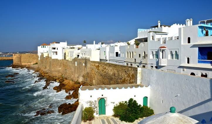 Asilah Morocco coastal view at sunset